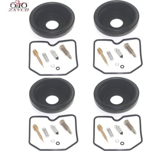 4SET for ZR1100 ZRX1100 ZR1200 ZRX1200 GPZ1100 ZRX GPZ ZR 1100 1200 Motorcycle carburetor repair kit air screw