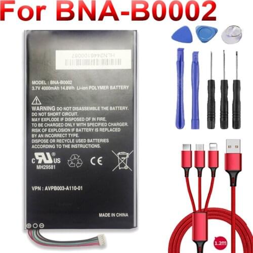 4000mah BNA-B0002 Battery for BARNES NOBLE NOOK E-book BNRV400 BNTV400 NOOK HD 7 Tablet