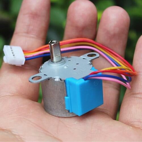 DC 12V Four-phase Five-wire Stepping Motor 24BYJ48 Reduction Stepper Motor Shaft Diameter 5mm Mini Geared Motors Lead 10cm