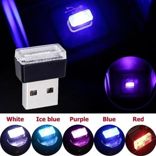 Home Car Interior Decorative USB LED Atmosphere-Lamp Mini Notebook Night Light