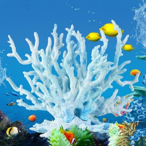 Artificial Reef Coral Tree Plants Tank Landscape Landscaping Simulation Coral Fish Tank Aquatic Plants Coral Accessory