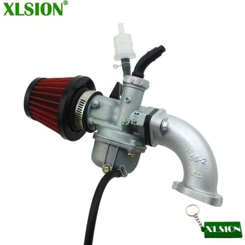 XLSION PZ22 Carburetor 22mm 38mm Air Filter Intake Pipe Gasket Kit For 110cc 125cc Chinese Pit Dirt Bike CRF50 Thumpstar KLX