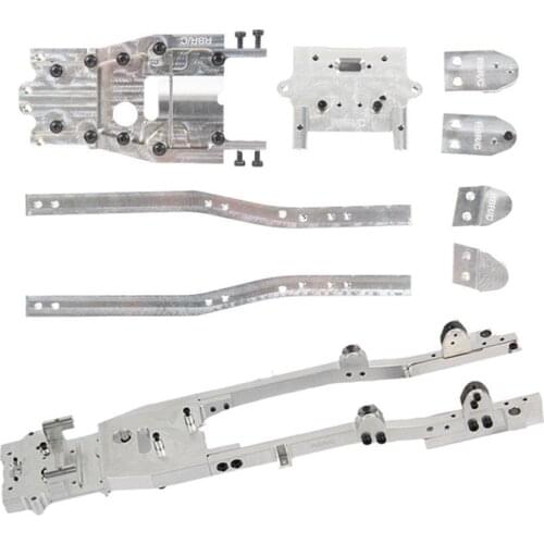 Metal Chassis Remote Control Car DIY Modified Toy Model Modify Your Beloved 4 Color To Select 200g 285*28*72.5mm