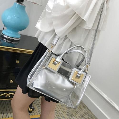 Fashion Women Alligator Pattern PU Leather Gradient Color Shoulder Underarm Bag Casual Ladies Chain Top-handle Handbags Purse