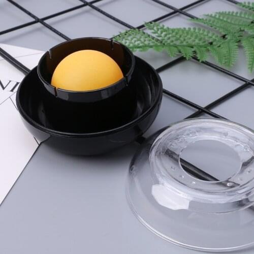 Plastic Round Case Sponge Finger Wet Wetted Tool For Casher Counting Cash Money M5TE