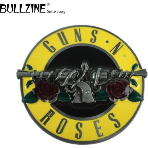 Bullzine zinc alloy music cowboy jeans belt buckle with pewter finish FP-03357 suitable for 4cm width belt