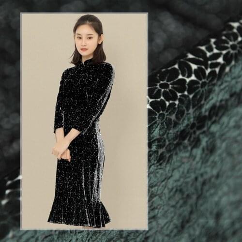 Mulberry Silk Velvet Fabric Handmade DIY Draping Breathable Skin-friendly Scarf Dress Long Skirt Garment Fabrics Alibaba Express