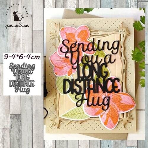 Panalisacraft Sentiments Metal Cutting Dies Craft Dies Scrapbooking Card Making Album Embossing Stencil Die Cut Decoration