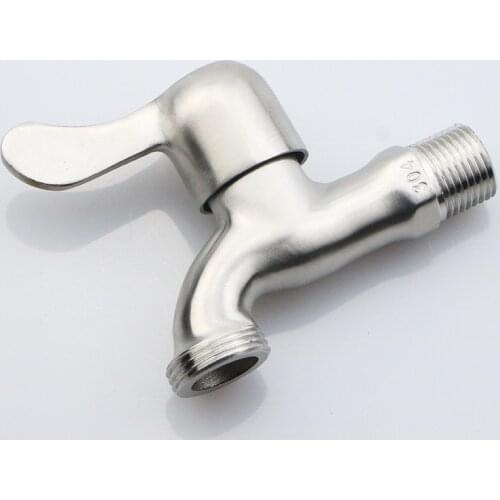 304 Stainless Steel Washing Machine Faucet Laundry Bathroom Bibcock Garden Faucet 3/4' Washing Machine Tap Balcony Water Tap