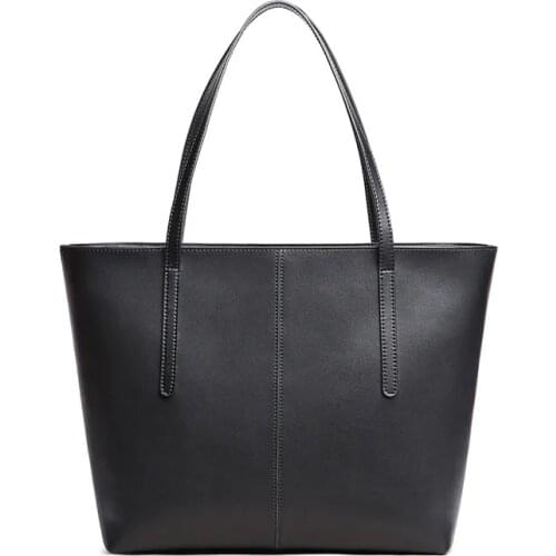 Real leather ladys hand-held travel bag