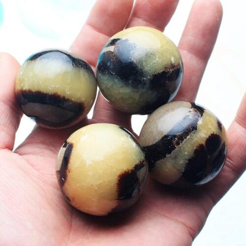 1pcs Home decorative art collection of 5-6cm natural tortoiseshell crystal ball