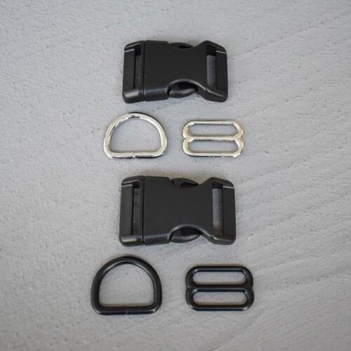 10 Sets 25mm Backpack Plastic Buckle Quick Side Release Buckle for Bag Luggage Outdoor Backpack Strap Belt Webbing Lether Craft