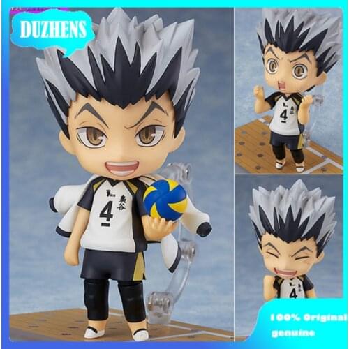 100% Original genuine Anime figure Bokuto Koutarou Q version figma PVC Action Figure Anime Figure Model Toy from Anime Haikyuu