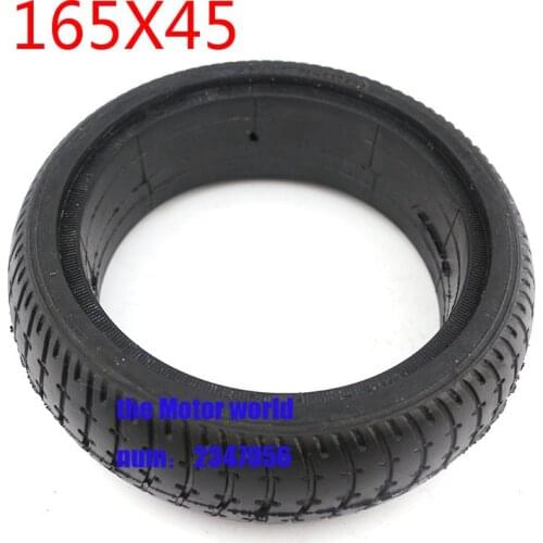 165x45 Solid Tire 6.5 inch for 6.5" diameter 160mm Hoverboard Self Balancing Electric Scooter Spare Parts Free Shipping