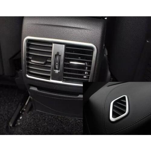 3PC For Benz GLA CLA CLASS-A/C GLC Air outlet frame (2pcs) + Rear discharge outlet frame (1pc)