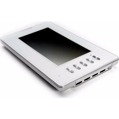 7 inch 5 Cord Monitor For Wired Video Door Phone XLS-V70D White Color