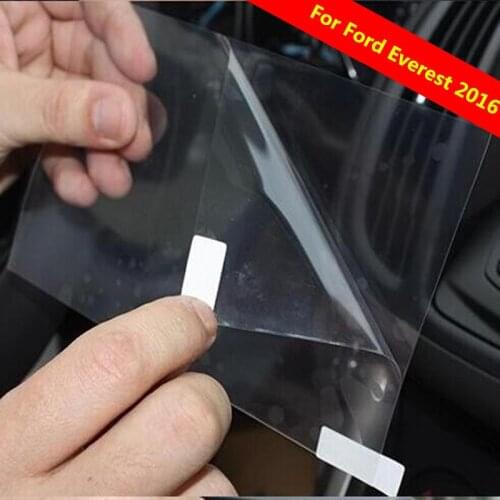 Car Stickers Car Navigation Film View Screen Protection Touch Film Case For Ford Everest 2015 2016 Accessories
