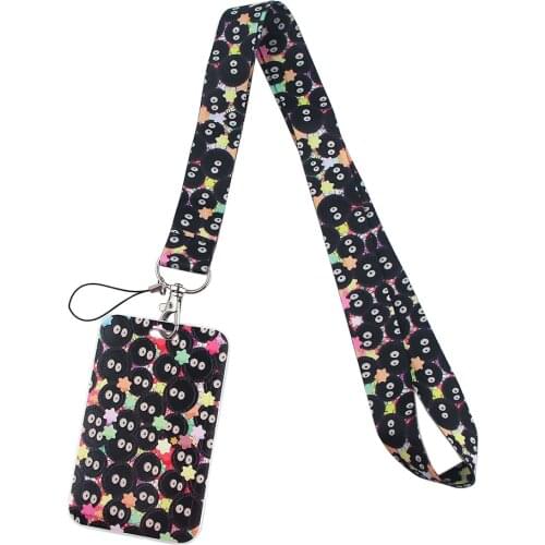 BG867 Anime New Fashion Cell Phone Lanyard Neck Strap Cellphone Straps USB Badge Lanyard ID Card Rope Key Gym Holder