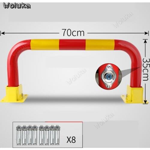 Anti-collision Block locking Steel pipe parking lock thick gantry car garage kst occupancy parking space lock Barrier CD50 Q01