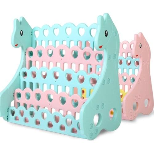 Childrens Bookcase Toy Simple Storage Rack Plastic Picture Book Rack