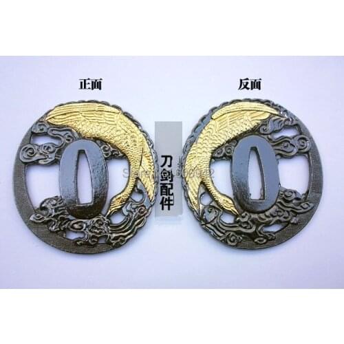 Forged fitting Tsuba accessory For WUSHU sword Katana Saber kampilan Broadsword Jian
