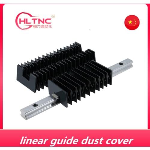 Linear guide rail HGR15 HGR20 HGR25 HGR30 type flexible accodion protective bellows dustproof covers for linear guide