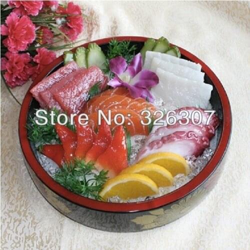 Small deep dish Japanese food model food mould customize sashimi dishes simulation model mold fake sample dishes Japan sushi