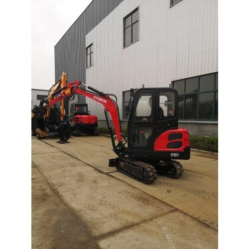 Mini 1.8Ton Small Digger Crawler Excavator For Garden Construction SY601.8