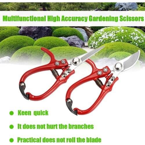 Multifunctional High Accuracy Gardening Scissors Manual Pruning Shears Branch Cutter for Tree Garden pruner Shear floristry