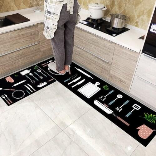 Cartoon Entrance Doormat Home Kitchen Mat Bedroom Anti-slip Mats Living Room Long Strip Floormat Hotel Balcony Rectangle Carpets