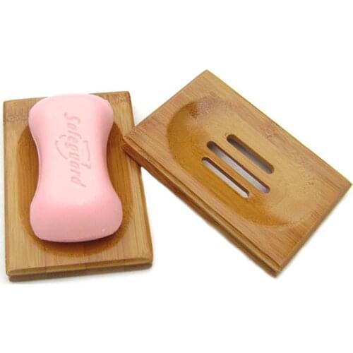 Soap Rack Simple Natural Bamboo Creative Soap Holder Soap Dish for Bathroom