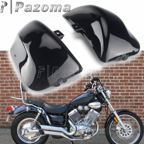 1Pair ABS Plastic Motorcycle Side Battery Fairing Protection Cover for Yamaha Virago XV535 XV400 XV 535 XV 400