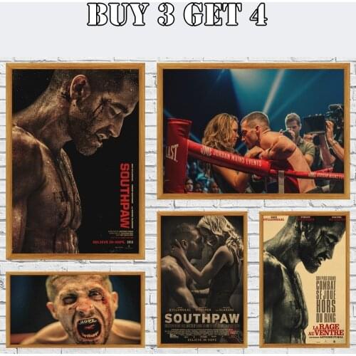 Southpaw Kraft Paper Posters Cafe Wall Fashion Home Decor Stickers Art Decorative Wall Decor For Living Room