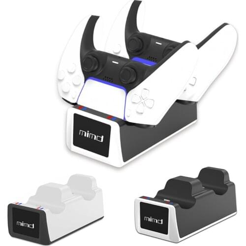 PS5 Controller Charger Dual Charging Stand USB Port Dock Gaming Console Gamepad for Sony Playstation 5 Joystick