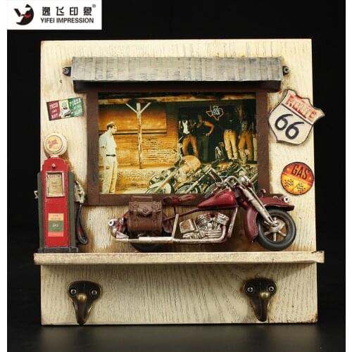 Retro Industrial Style Home Decoration Model Creative Room Wall Decoration Painting Hanging Picture Frame
