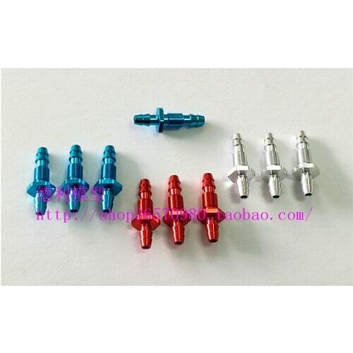 Aluminum alloy connection drain nozzle straight water nozzle RC Boat Part