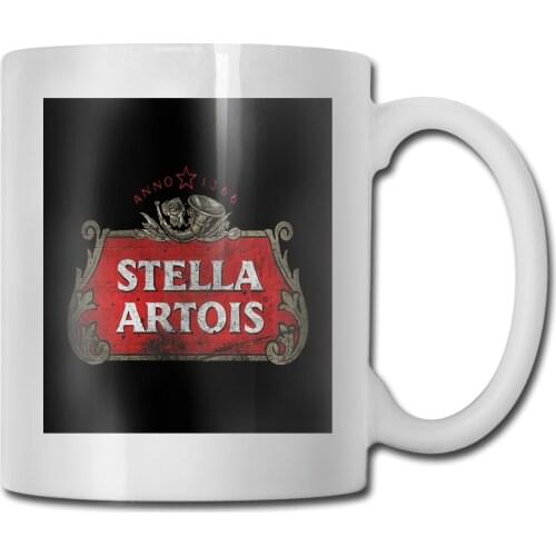 Distressed Stella Artois Beer Black Ships Fast High Quality Creative Design Cheap Price Mug Cup