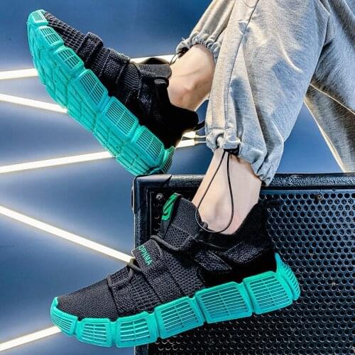 New air cushion outdoor socks shoes mens casual shoes lace up light shoes comfortable breathable hiking shoes Zapatillas Hombre