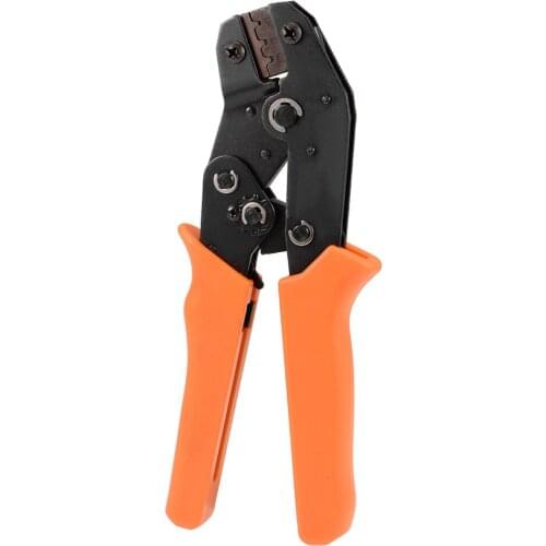 Uxcell 7-inch Ratchet Crimping Press Plier Crimper Tool 28-18 AWG 0.25-1mm2 for TAB Terminal