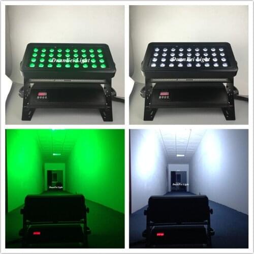 4pcs IP65 Waterproof led dmx city color rgbwa 5in1 36x15w outdoor light led wall washer Hotel Tower used wall wash