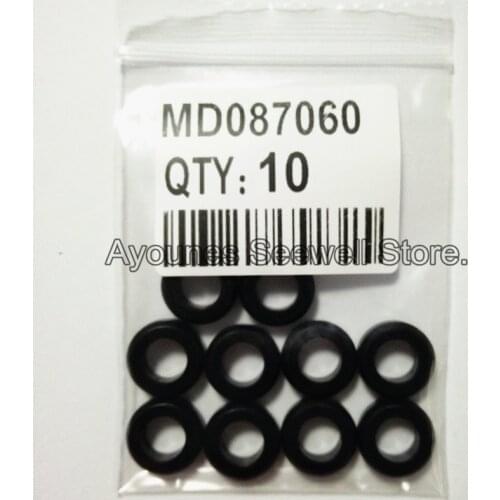 High quality 10pieces rubber seals MD087060 for Mitsubishi Eclipse Lance 2.0L injector repair seal kit