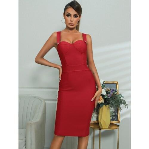 Party Dress for Women 2021 Summer Bandage Dress Red Elegant Ruffles Sexy One Shoulder Black Bodycon Dress Club Outfts