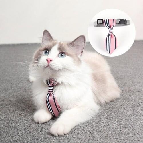 2 Pcs/lot Pet Bow Tie Small Cat and Dog Fashion Accessories Adjustable Cute Pet Tie Grooming Product Puppy Necklace Collar