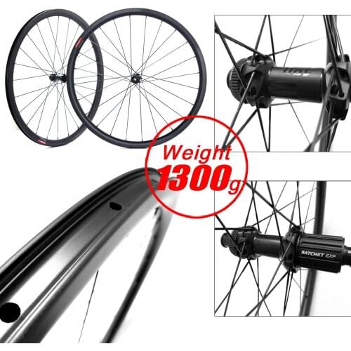 700c Carbon Rim 33mm UD Matte Finish UD Matte 25mm Width Tubeless For BIike Wheel Gravel Cycles Bicycle Wheelset