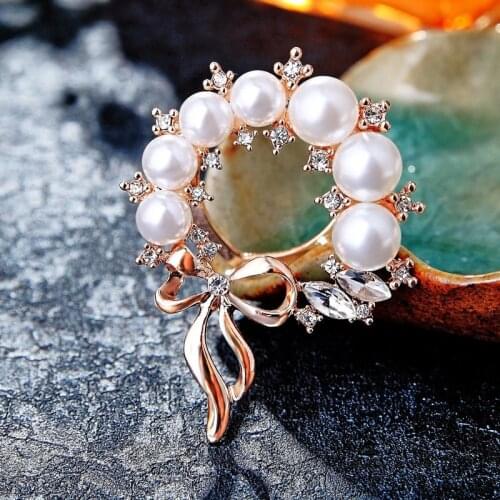 Ajojewel White Brooches For Clothes