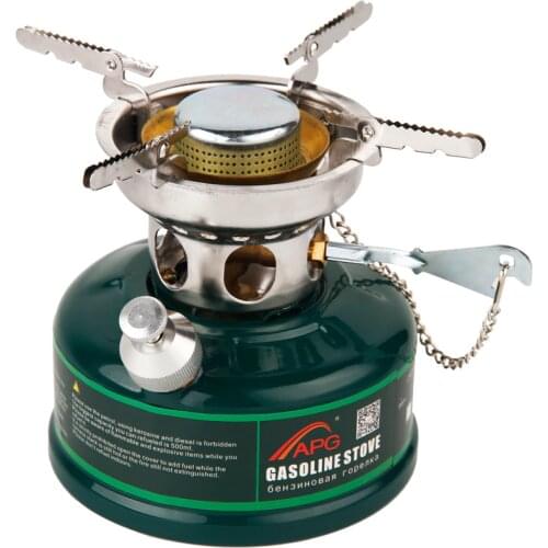 Camping Gasoline Stove No Noise Oil Stove Burners Outdoor Cookware Picnic Furnace