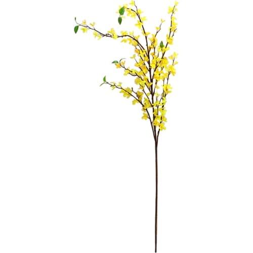 Flowers Orchid Artificial Orchids Fake Plant 17 Forks Home Decorations 135cm Single Fall Winter Jasmine Realistic