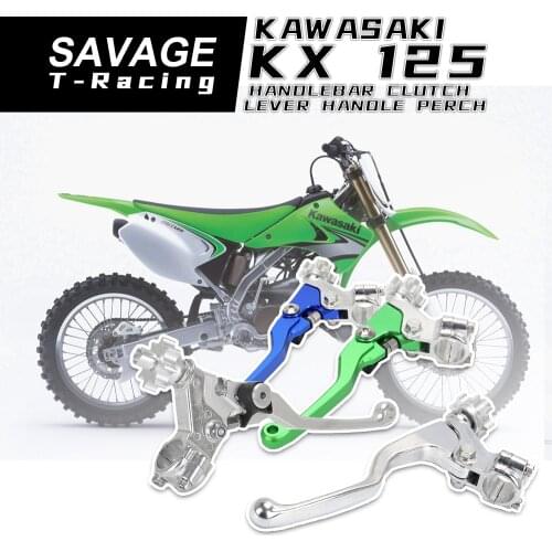 For KAWASAKI KX 65 80 85 100 125 250 F 450F 500 KLX 450R 1997-2021 Handlebar Clutch Lever Handle Perch Motorcycle Accessories