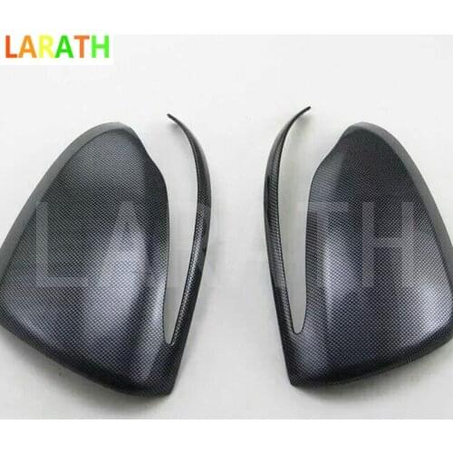For Mercedes C E S GLC Class X253 C253 W213 S213 W205 S205 A205 C205 W222 Carbon Fiber Mirror Rearview Cover Accessories