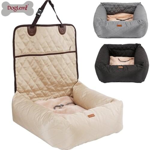 Funtional Pet Booster Bed Deluxe Dog Pet Car Seat Cover dog bed
